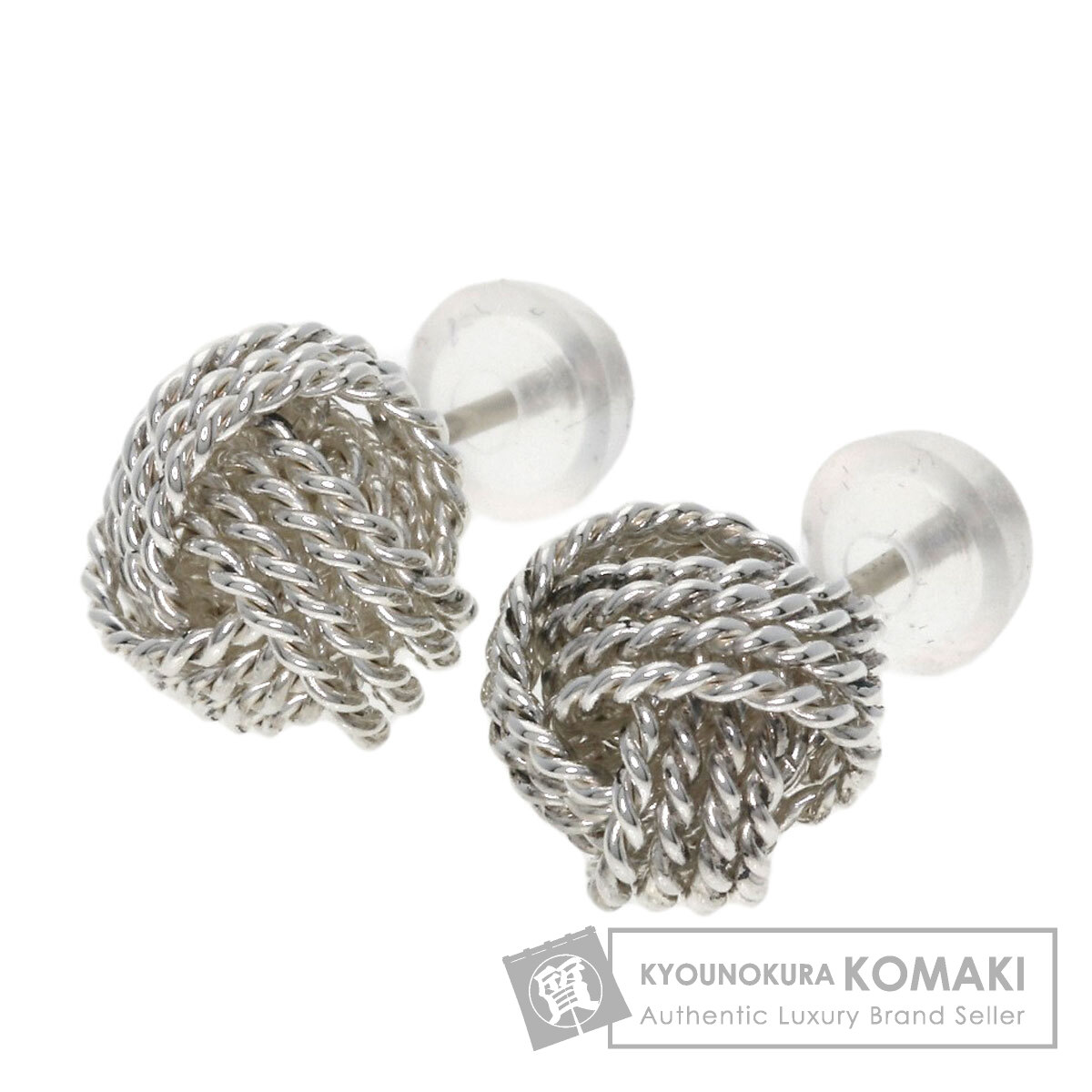 レア 磨き済 ティファニー サマセット メッシュ フープ ピアス シルバー 美品 ティファニー サマセット メッシュ フープ ピアス シルバー925