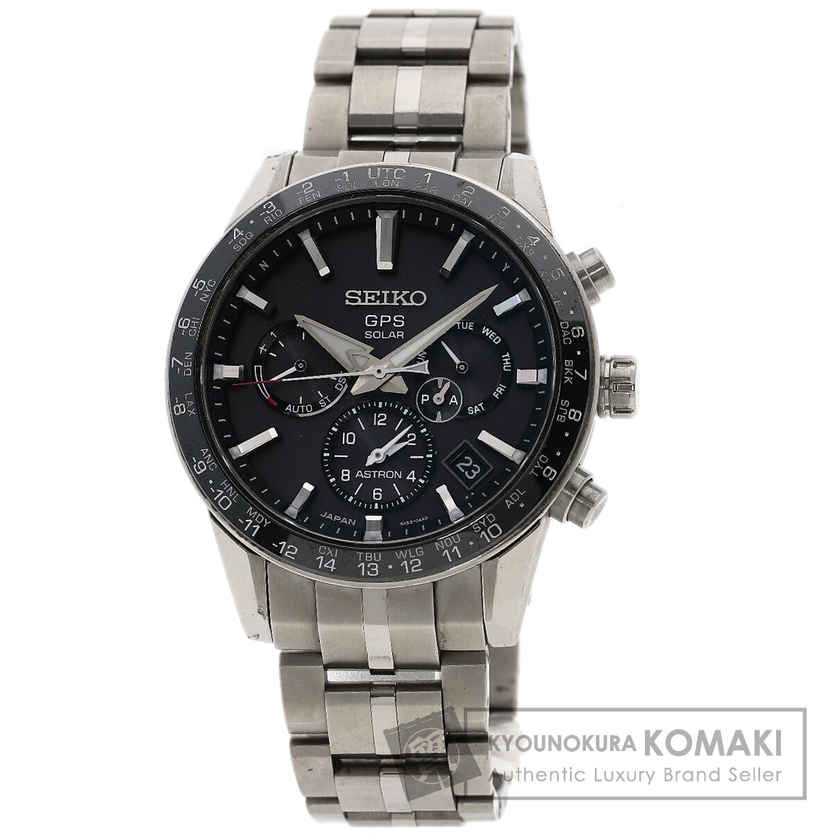 セイコー SBXC003 5X53-0AB0 アストロン 腕時計 チタンセラミック/チタン メンズ 【中古】【SEIKO】 腕時計-メンズ腕時計