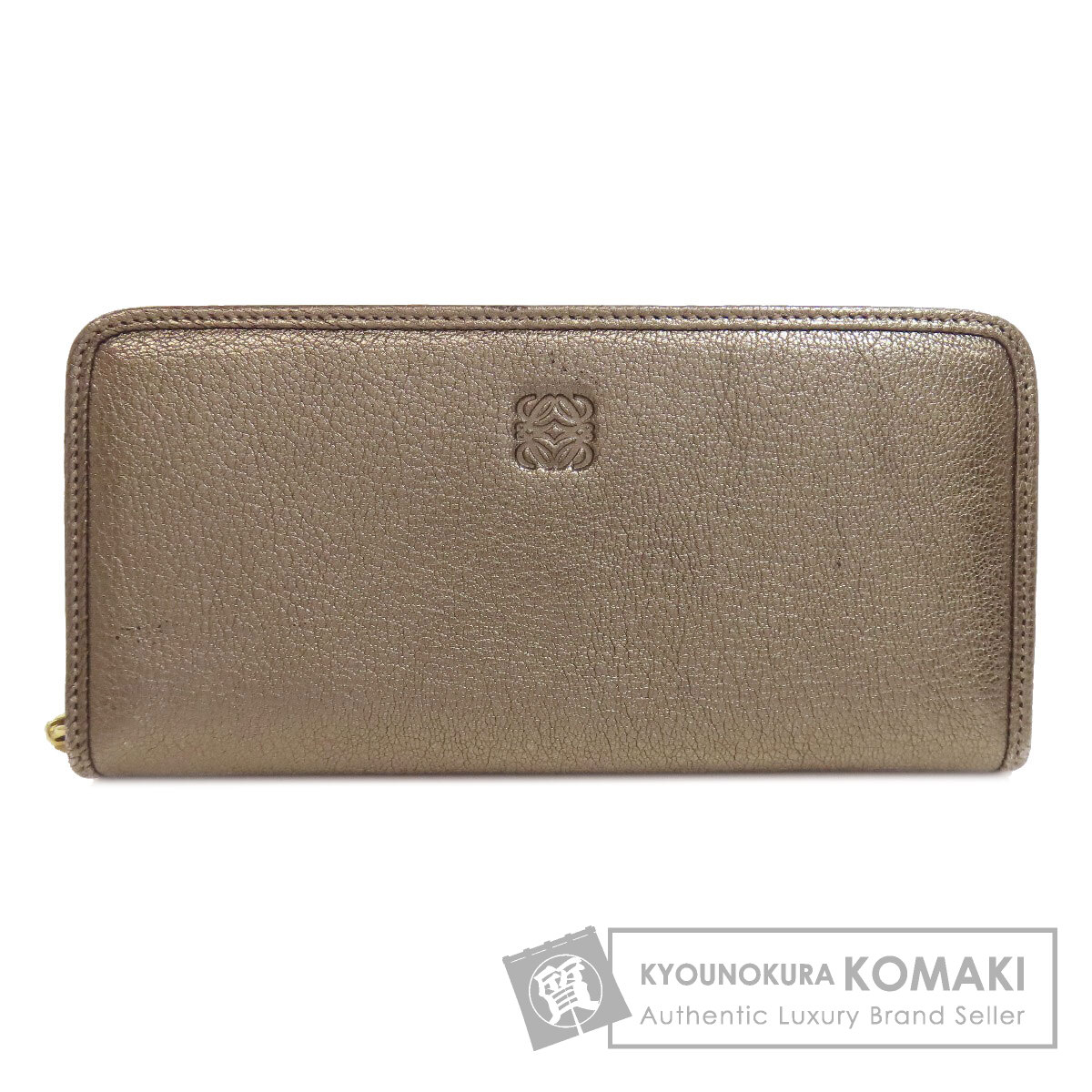 ロエベ 長財布 フラップ ブラウン アナグラム レザー レディース 楽天市場】ロエベ【LOEWE】レザーリピートアナグラムラウンド