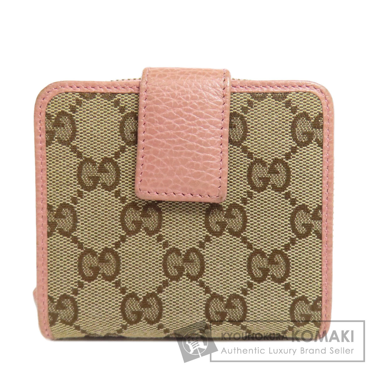 GUCCIエンボス加工 ベージュ 二つ折り財布 GUCCI （新品・未使用品）グッチ ミニ ウォレット コインケース