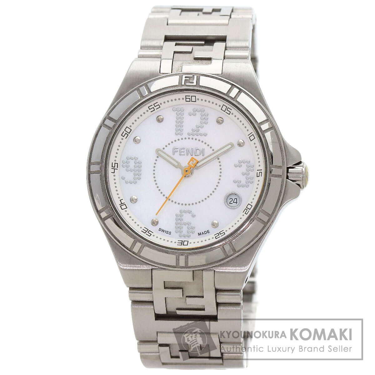 楽天市場】【ウォッチ】FENDI フェンディ ホワイトダイアル デイト