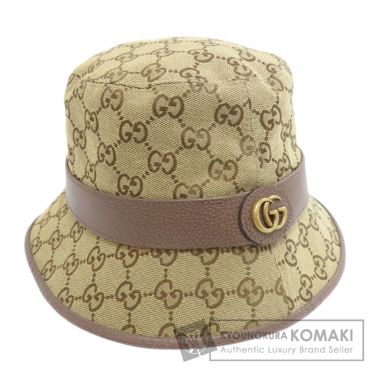 【サマーセール Specialcoupon対象商品 7/24~7/29 】グッチ バケットハット GG 帽子 キャンバス レディース 【中古】【GUCCI】|ブランド京の蔵小牧【最安挑戦!】