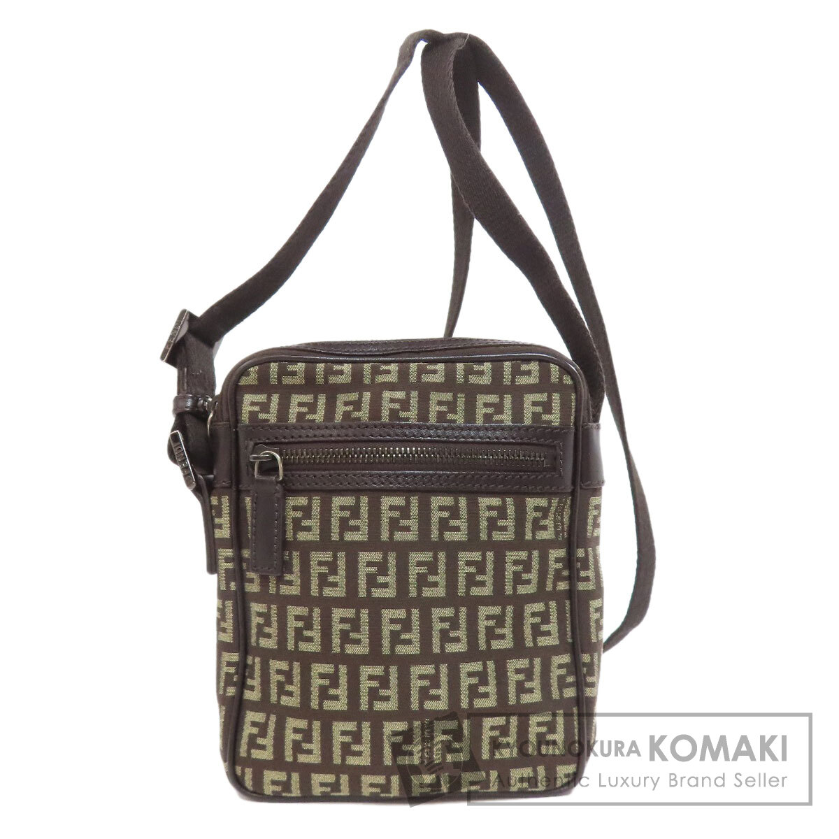 フェンディ ズッカ ショルダーバッグ FENDI フェンディ ズッカ柄 2WAY ショルダーバッグ キャンバス