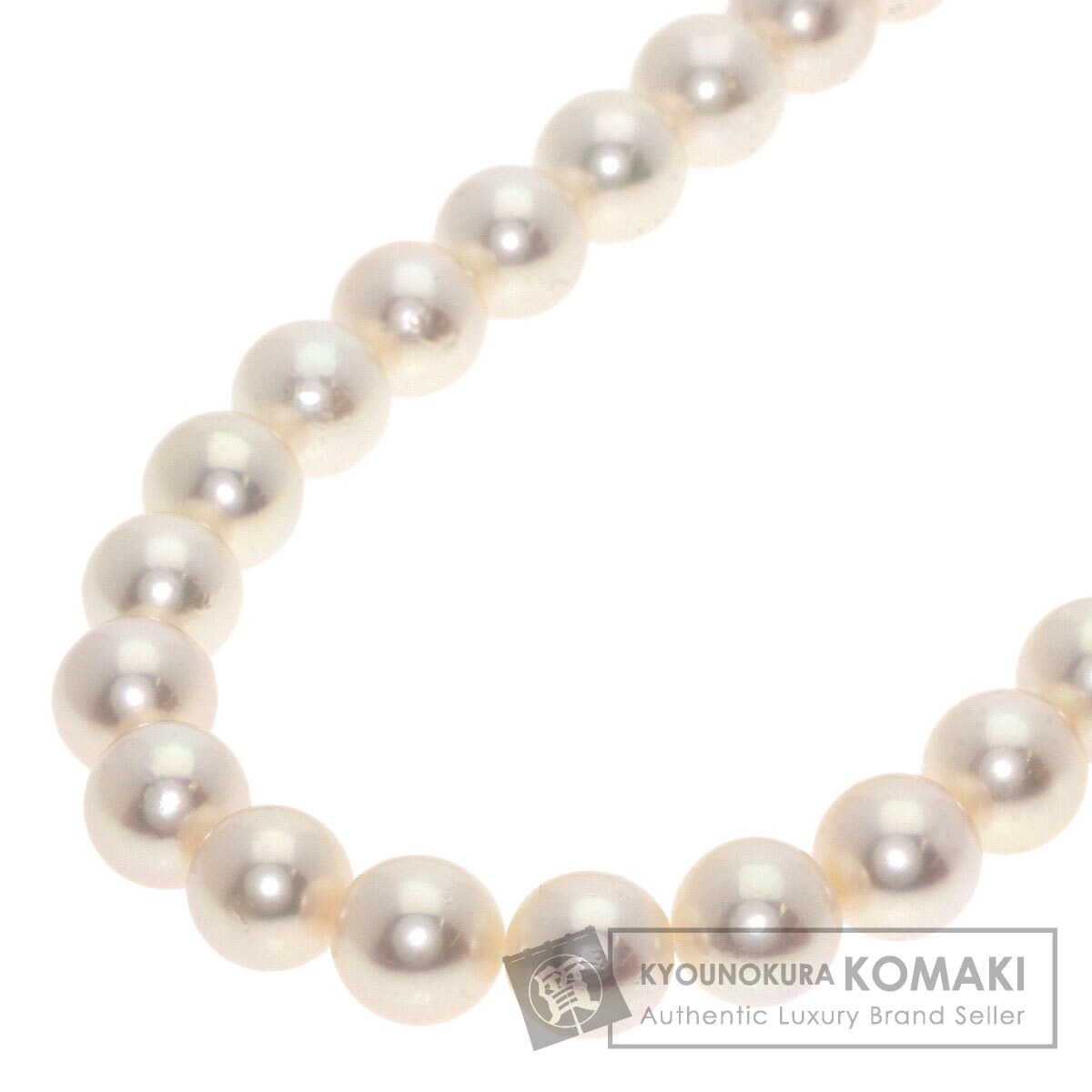 タサキ アコヤパール 真珠 ネックレス シルバー レディース 【中古】【TASAKI】