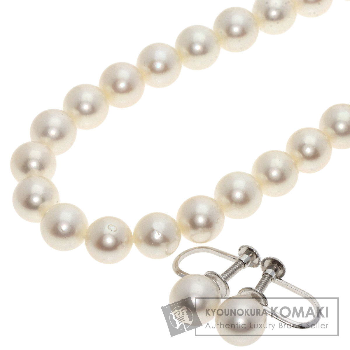 楽天市場】TASAKI 田崎真珠 パール ネックレス ＆ イヤリング 2点