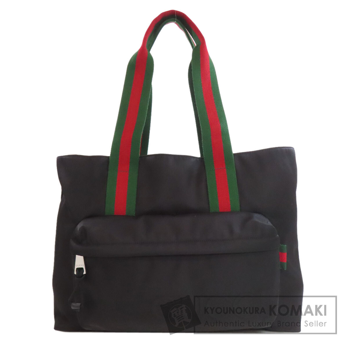 グッチ 802172 ラージトート シェリー酒伝達ルート トートバッグ ナイロン原料品 レディース 【中古】【GUCCI】