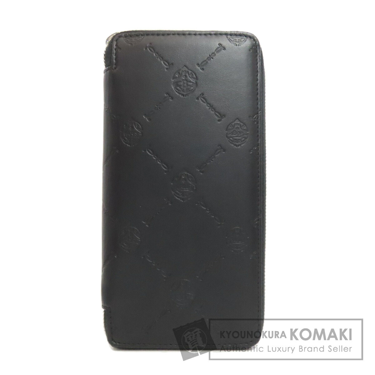 ベルルッティ ラウンドジッパー 長紙入れ（御釣り入れあり） なめし革 レディース 【中古】【Berluti】