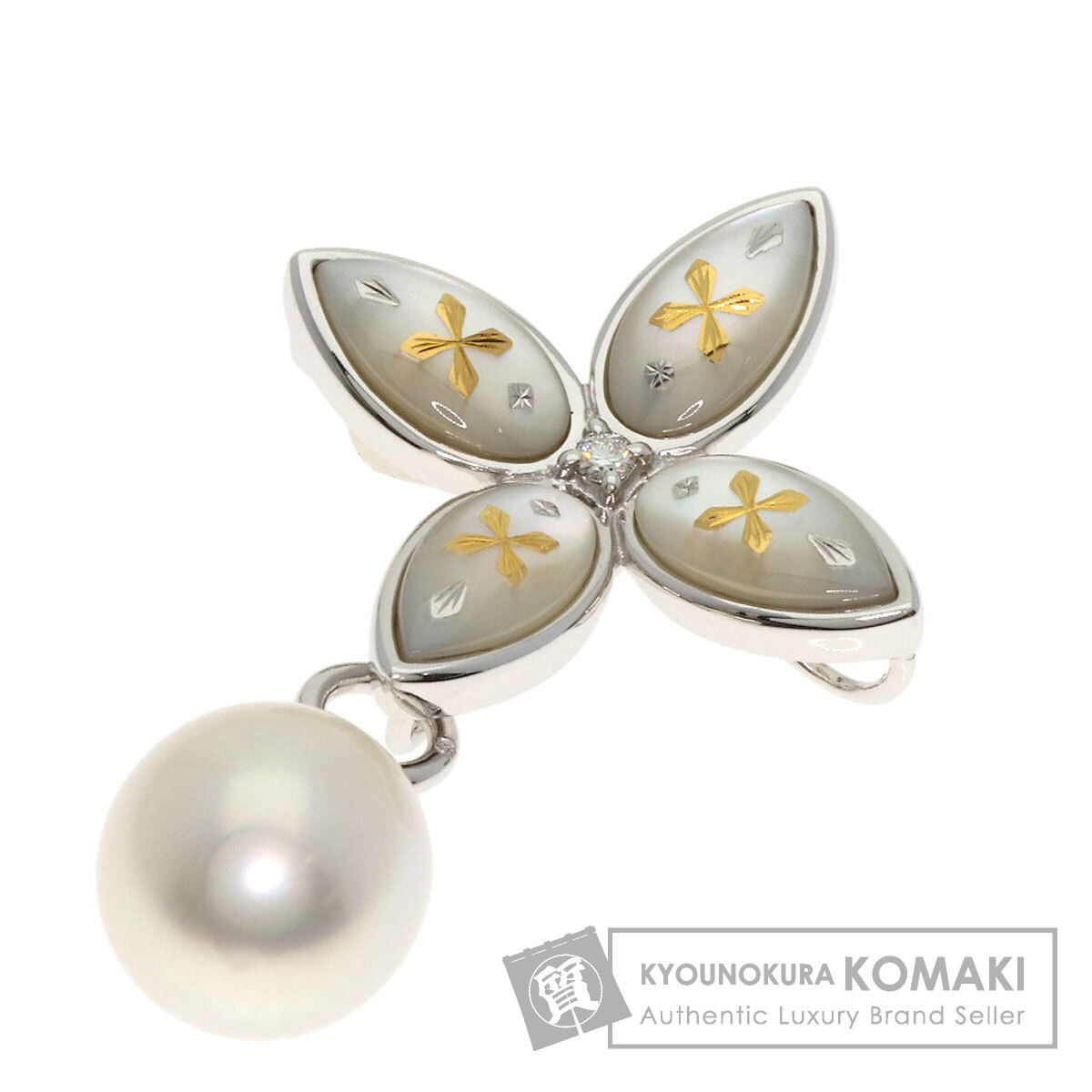 未使用 MIKIMOTO ピンブローチ 希少ピクウェ てんとう虫 箱あり 正規品