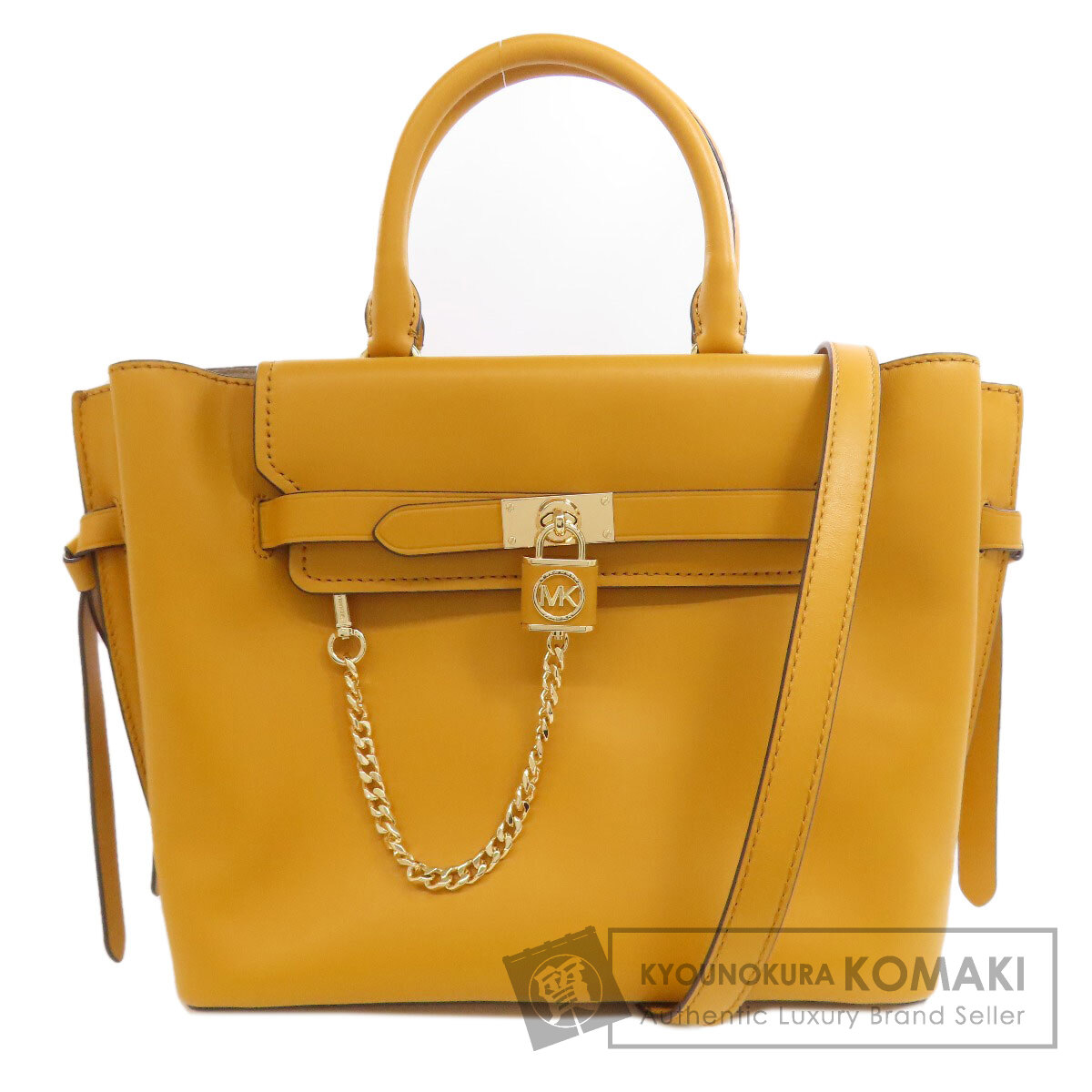 マイケルコース MKシグネチャー 2WAY ハンドバッグ レザー レディース 【中古】【Michael Kors】