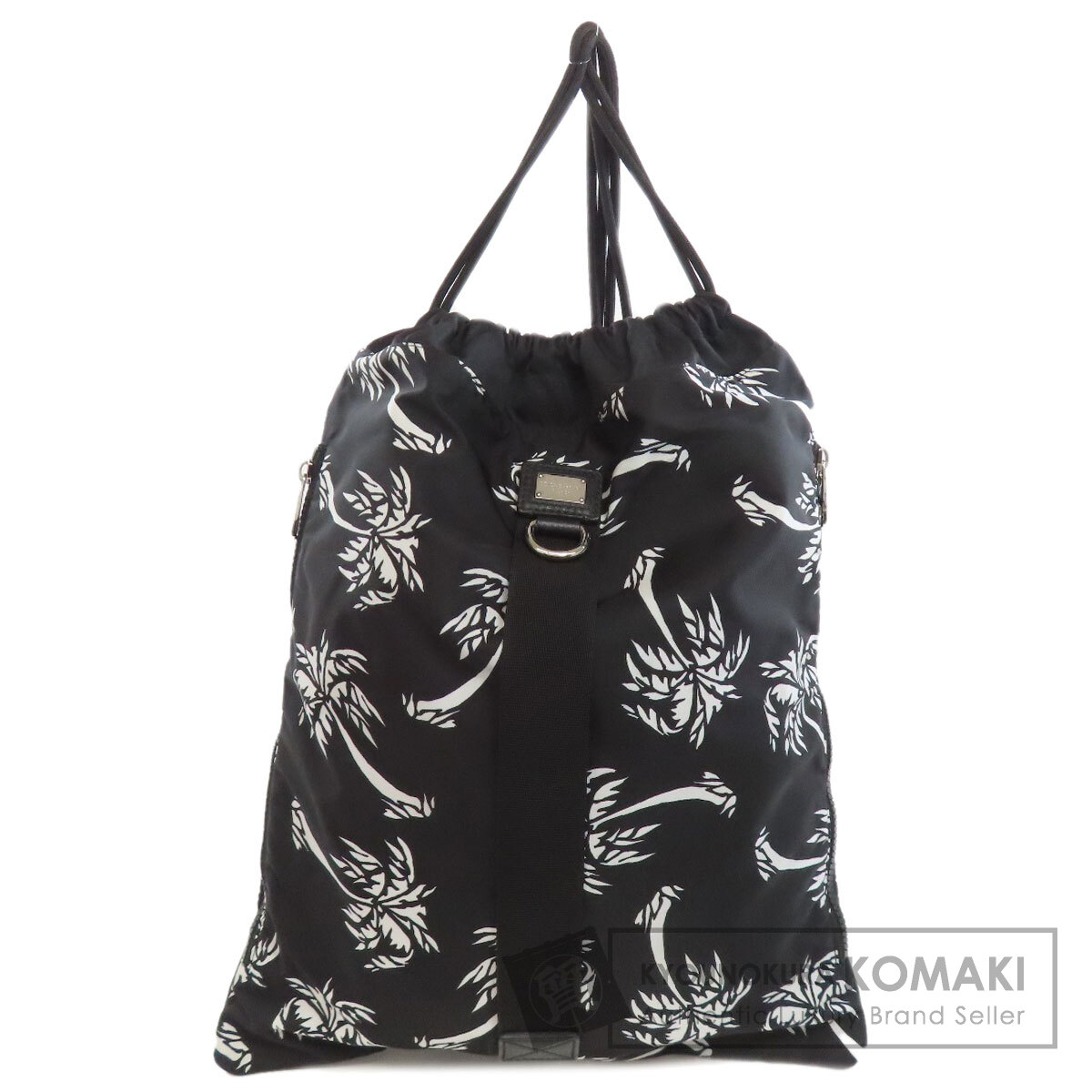 ディーアンドジー ナップサック パームツリー リュック・デイパック ナイロン素材 レディース 【中古】【D&G】