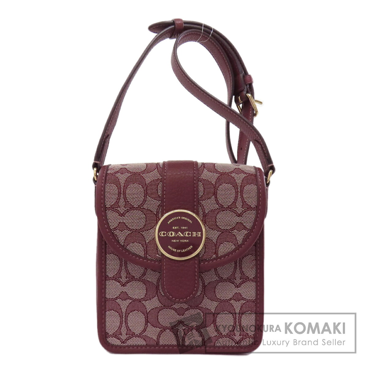 コーチ C8321 シグネチャー ショルダーバッグ キャンバス レディース 【中古】【COACH】