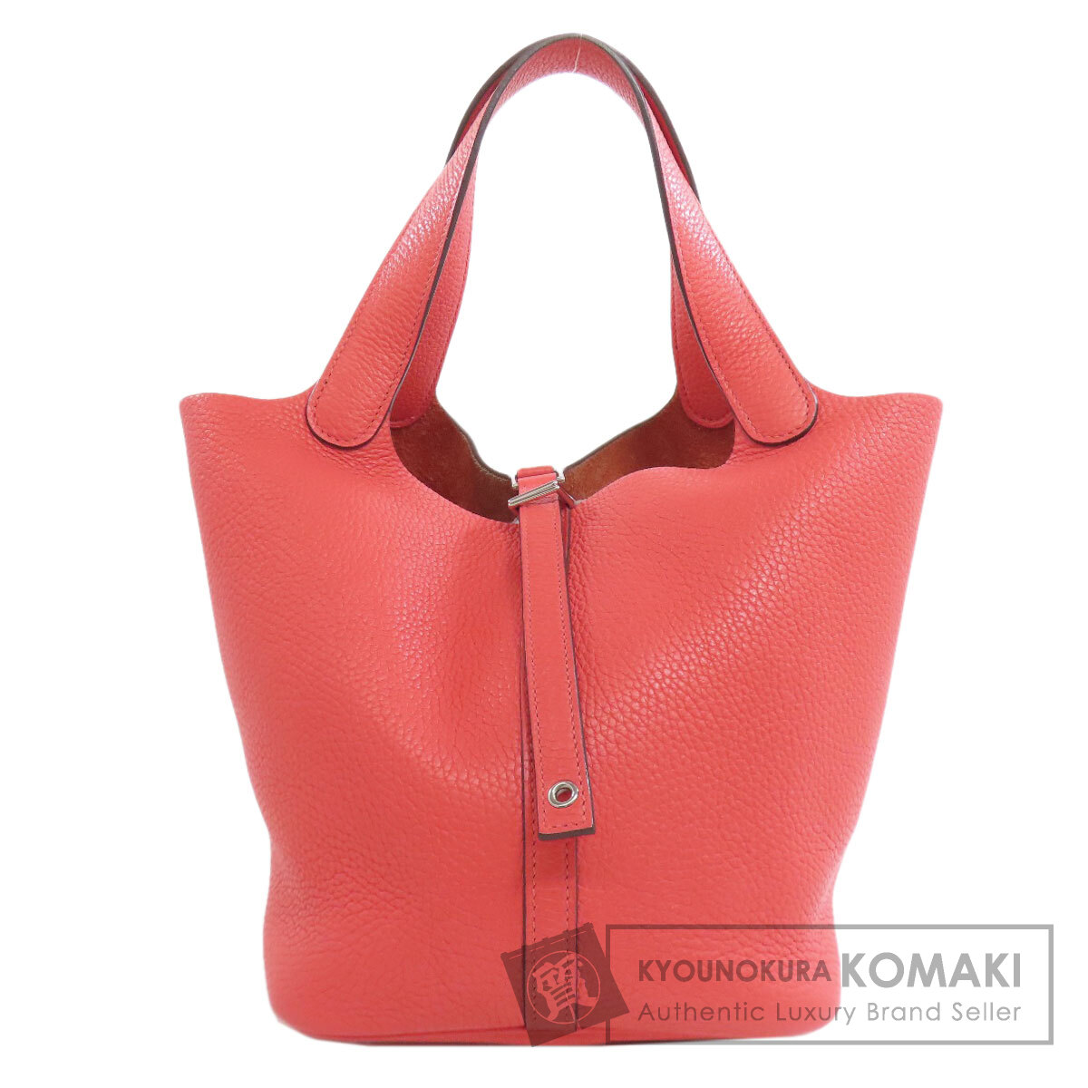 エルメス ピコタンロックMM シルバー金具 ハンドバッグ トリヨンクレマンス レディース 【中古】【HERMES】