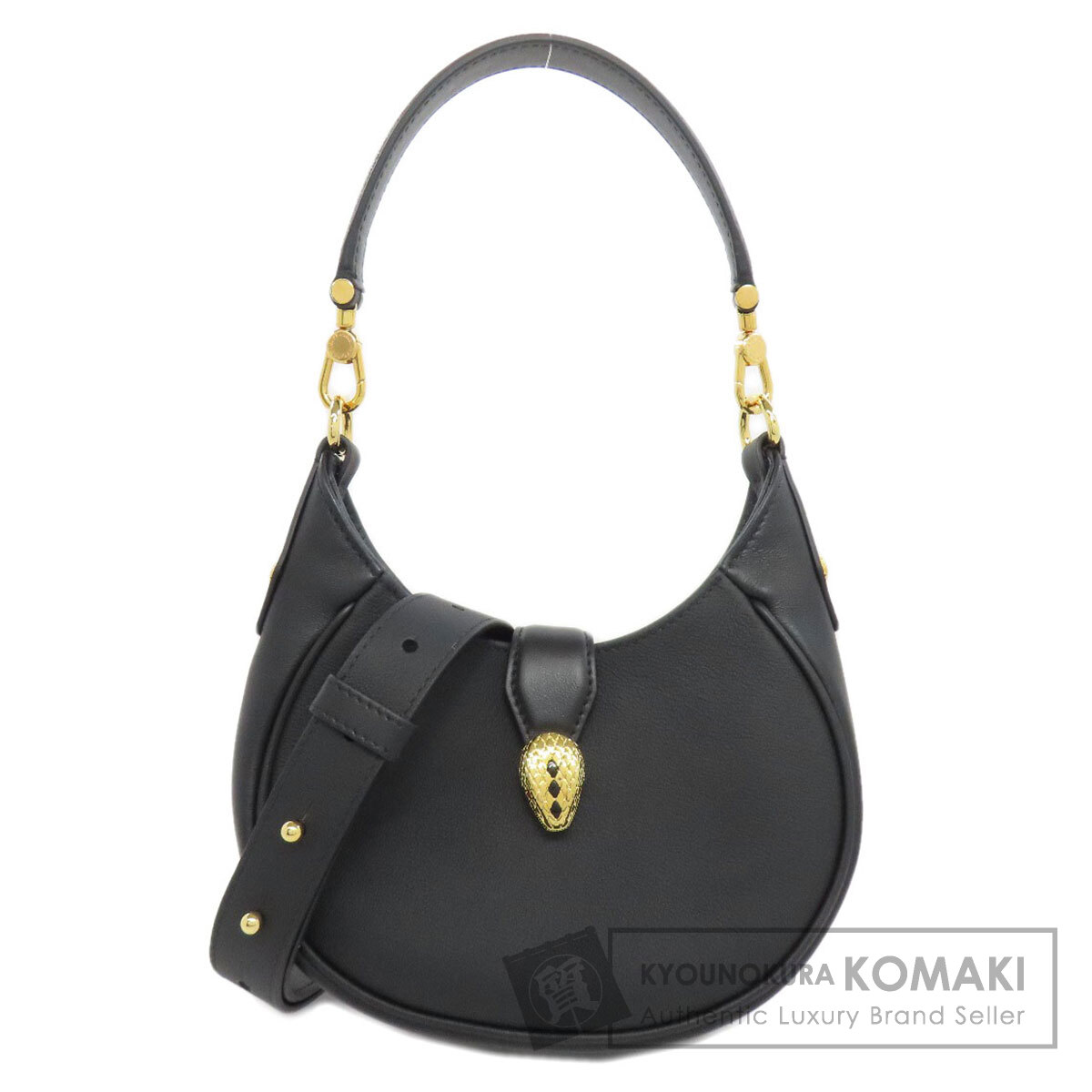 【Specialcoupon客体商いもの 5/9～5/11 23:59迄】ブル小峡谷 セルペンティ フォーエバー 2WAY ハンドバック 子ウシ レディース 【中古】【BVLGARI】 バッグ・小物・ブランド雑貨-バッグ-レディースバッグ