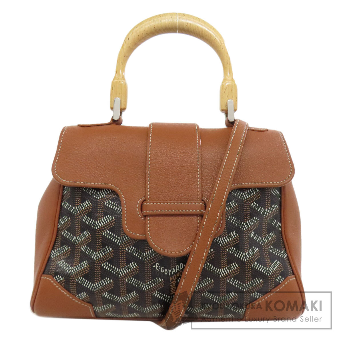 ゴヤール サイゴン ミニ 2WAY ハンドバッグ コーティングキャンバス/カーフ レディース 【中古】【GOYARD】 247,500円