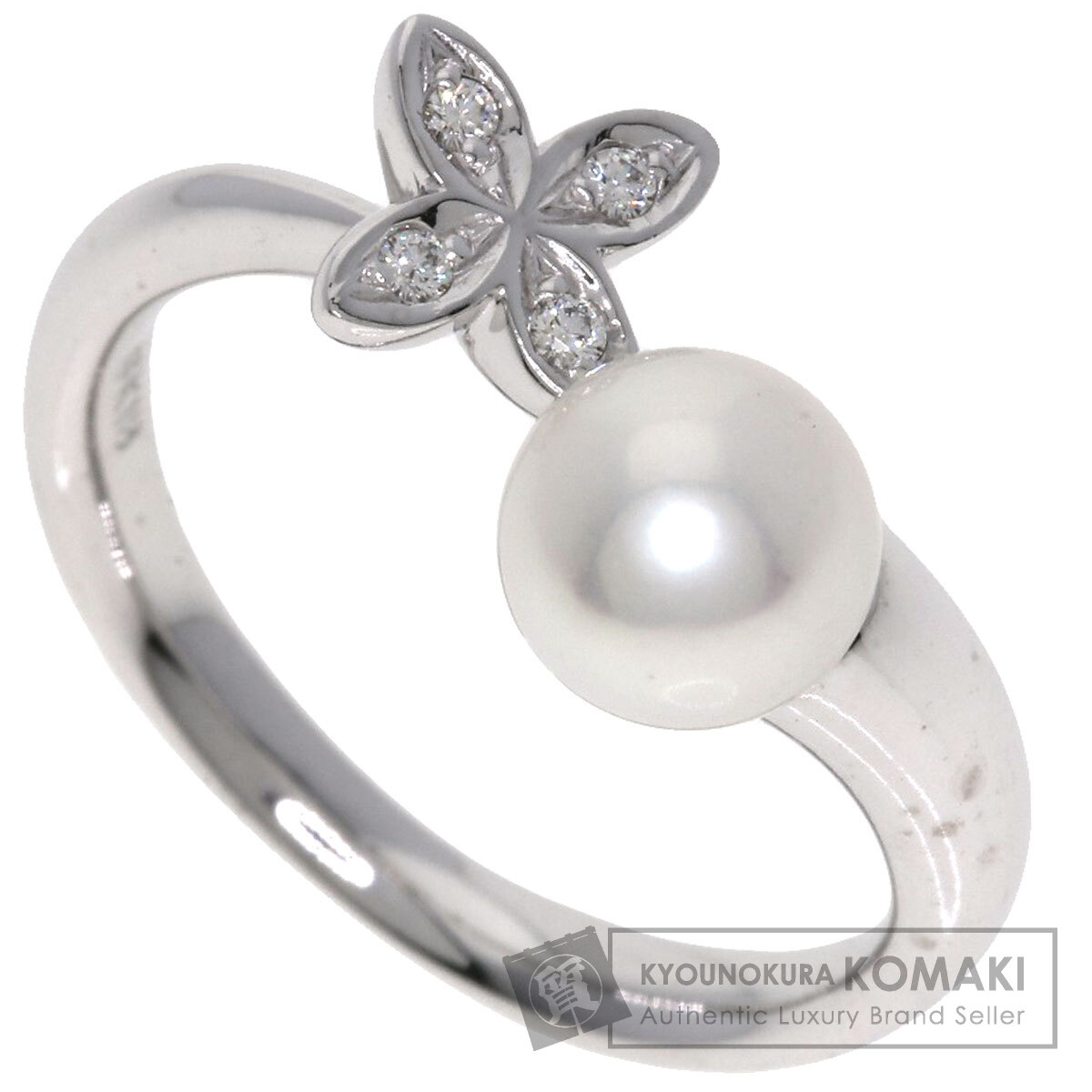 楽天市場】ミキモト パール 真珠 ダイヤモンド リング・指輪 プラチナ