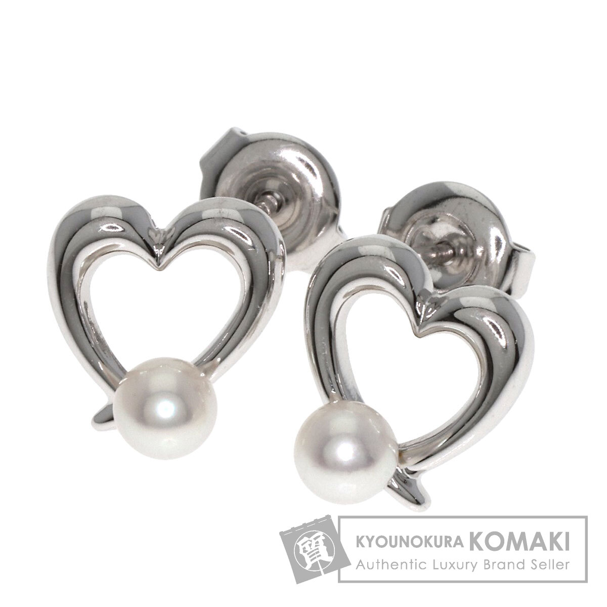 連休限定価格です❤️ミキモトピアス　K18YG MIKIMOTO ミキモト ピアス 18金 K18ホワイトゴールド