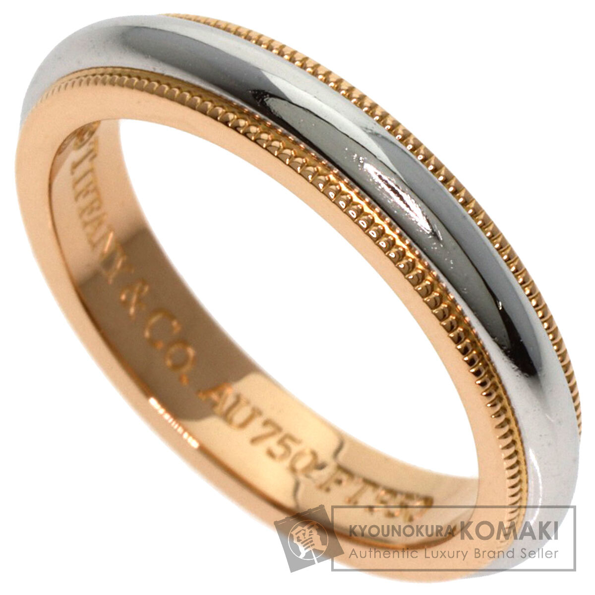 楽天市場】ティファニー ノーツミルグレイン リング・指輪 プラチナ