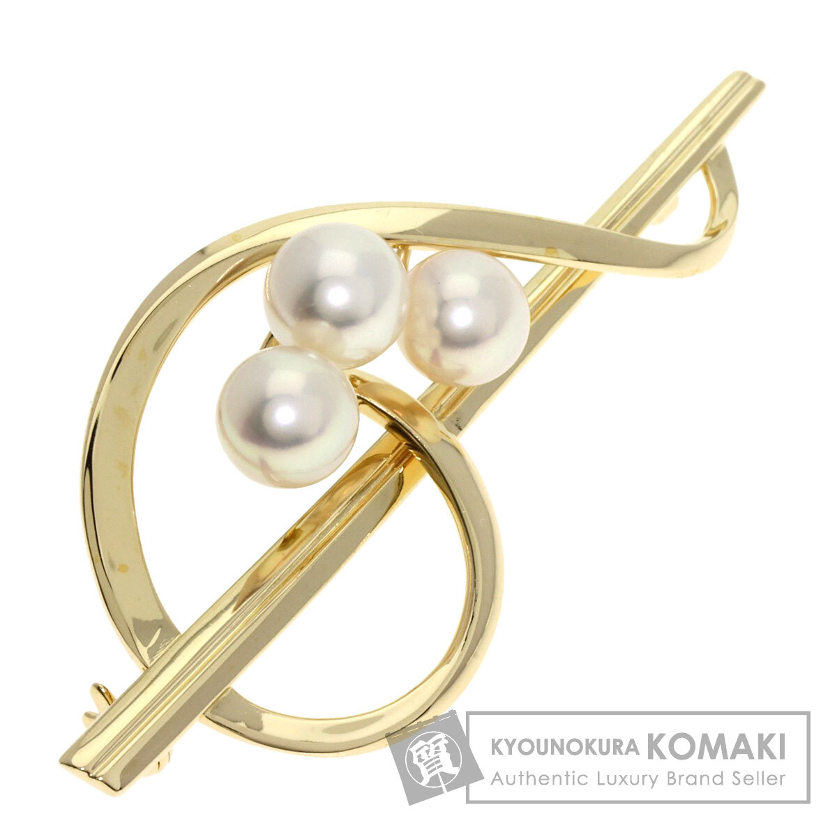 楽天市場】ミキモト ピエロモチーフ パール 真珠 ブローチ シルバー/GP