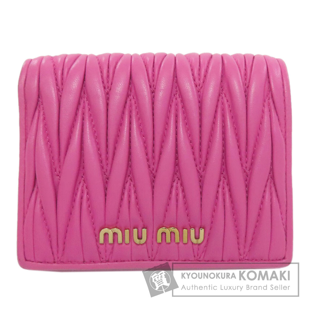楽天市場】miu miu ミュウミュウ サイフ・小物 二つ折財布