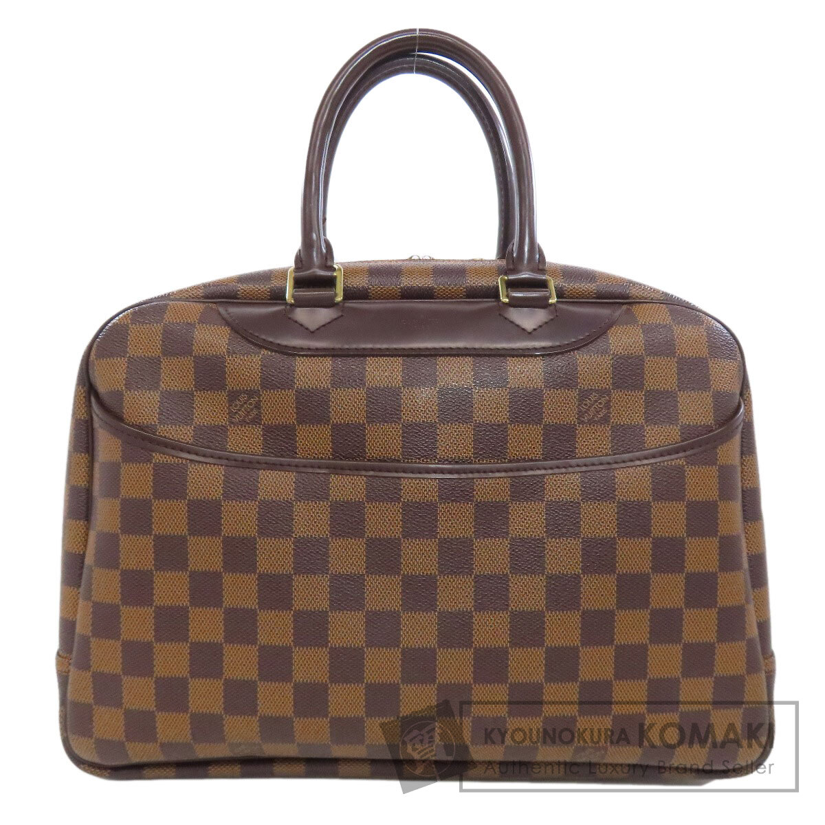 ルイヴィトン N47272 ドーヴィル 特別購入注文 トートバッグ ダミエキャンバス レディース 【中古】【LOUIS VUITTON】
