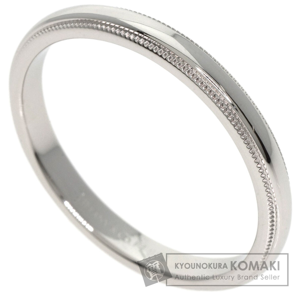 ✨美品✨Tiffany ミルグレイン リング K18 pt950 コンビ 9号 Tiffany & Co. - ティファニー ミルグレインリング pt950 9号の