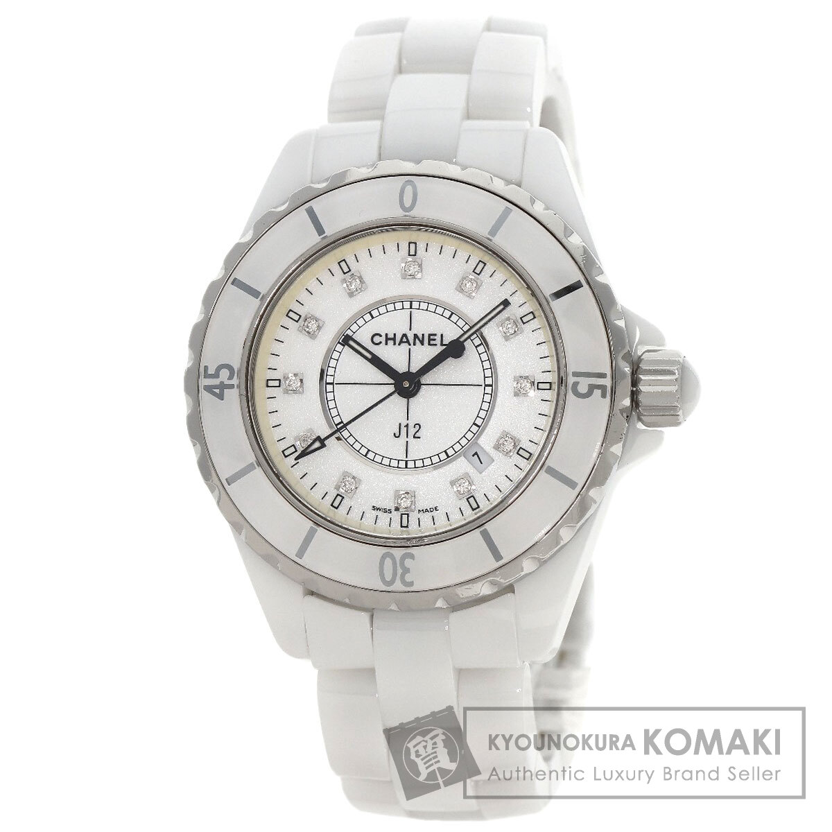 楽天市場】【ウォッチ】CHANEL シャネル J12 ホワイト セラミック 白
