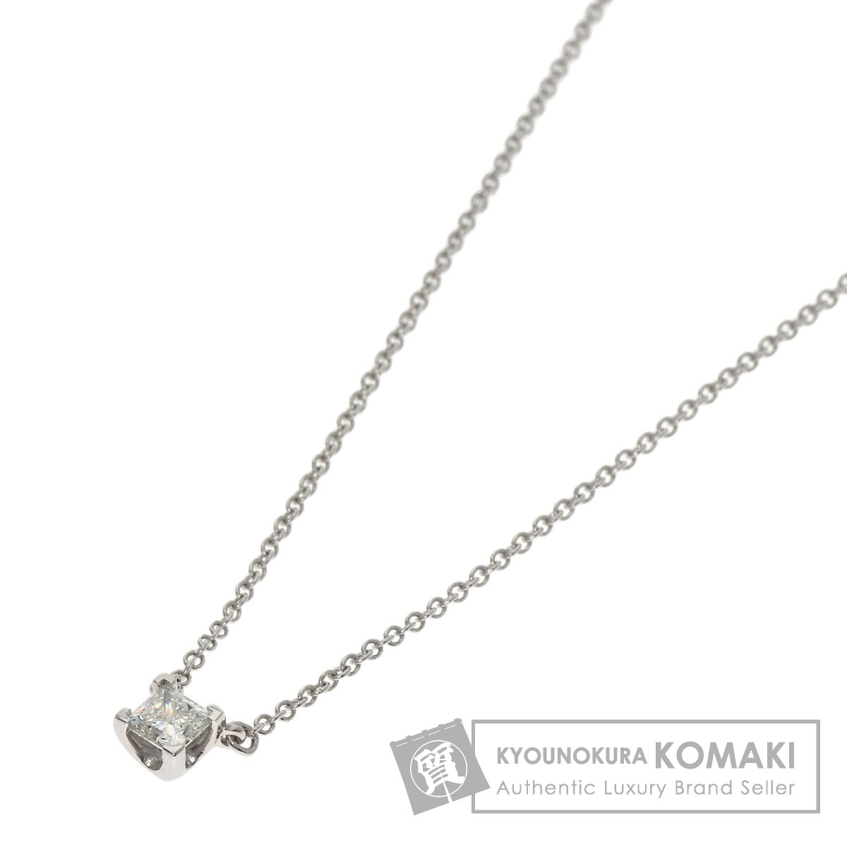 【美品】TIFFANY&Co. ティファニー　ソリティア　10号 ティファニー TIFFANY＆CO. ソリティア ダイヤモンド ペンダント