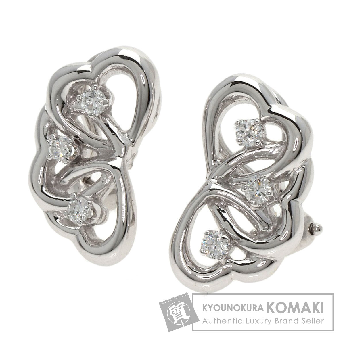 楽天市場】ティファニー ダブルループ イヤリング シルバー レディース