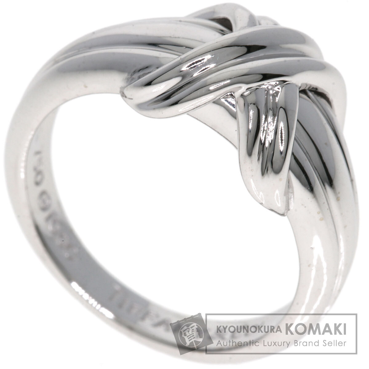 ティファニー シグネチャー リング・指輪 K18ホワイトゴールド レディース 【中古】【TIFFANY&Co.】
