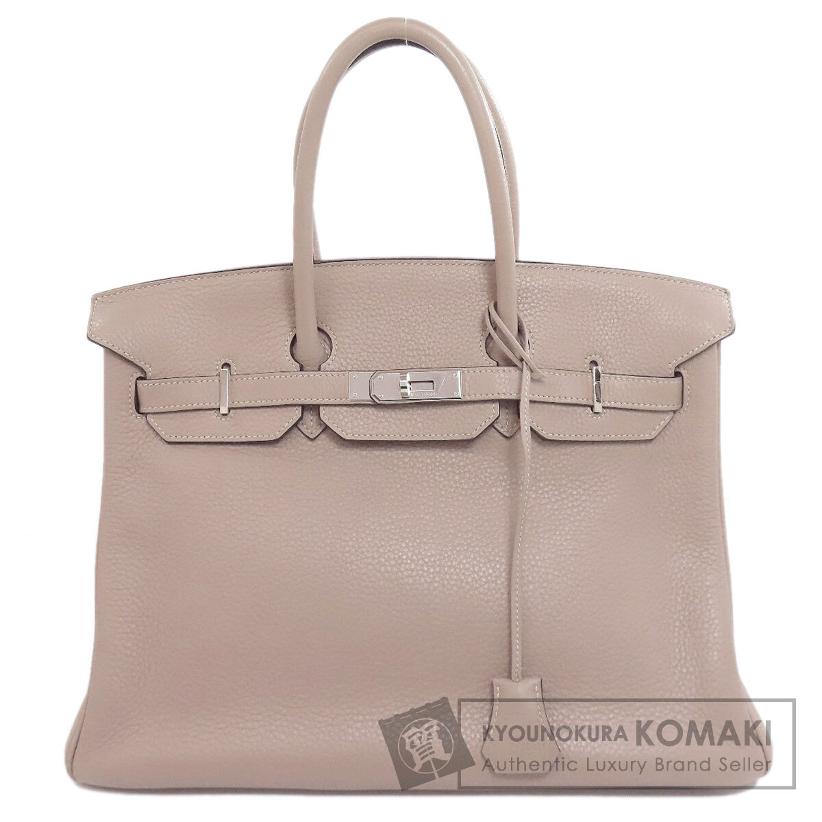 エルメス バーキン35 トゥルティエールグレー シルバー金具 ハンドバッグ トリヨン レディース 【中古】【HERMES】