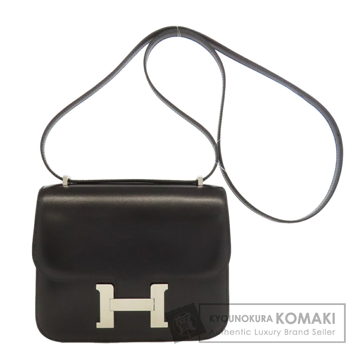 エルメス コンスタンスミニ シルバー金具 ショルダーバッグ ボックスカーフ レディース 【中古】【HERMES】|ブランド京の蔵小牧【最安挑戦!】