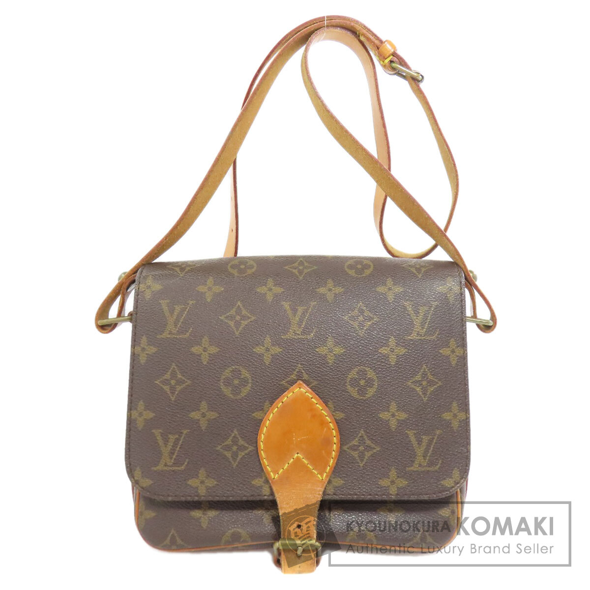 ルイヴィトン M51253 カルトシェール22 ショルダーバッグ モノグラムキャンバス レディース 【中古】【LOUIS VUITTON】