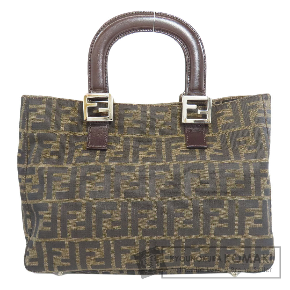 【Specialcoupon客体商いもの 6/5～6/11 0:59迄】フェンディ ズッカ柄 トートバッグ 帆布 レディース 【中古】【FENDI】