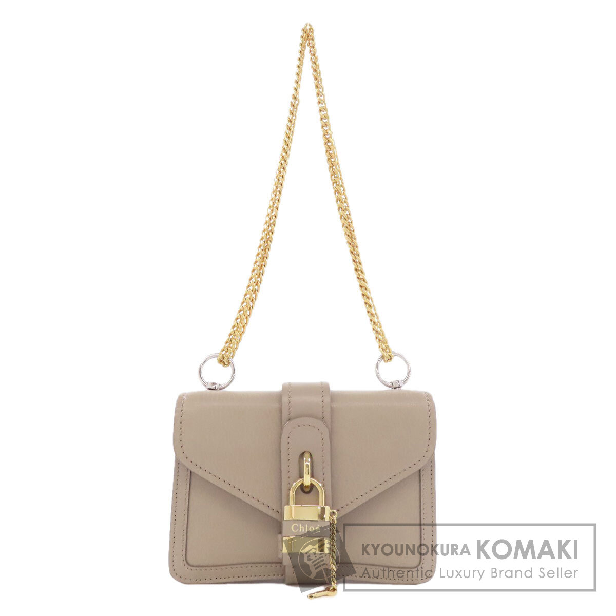 クロエ チェーンショルダー ショルダーバッグ カーフ レディース 【中古】【CHLOE】