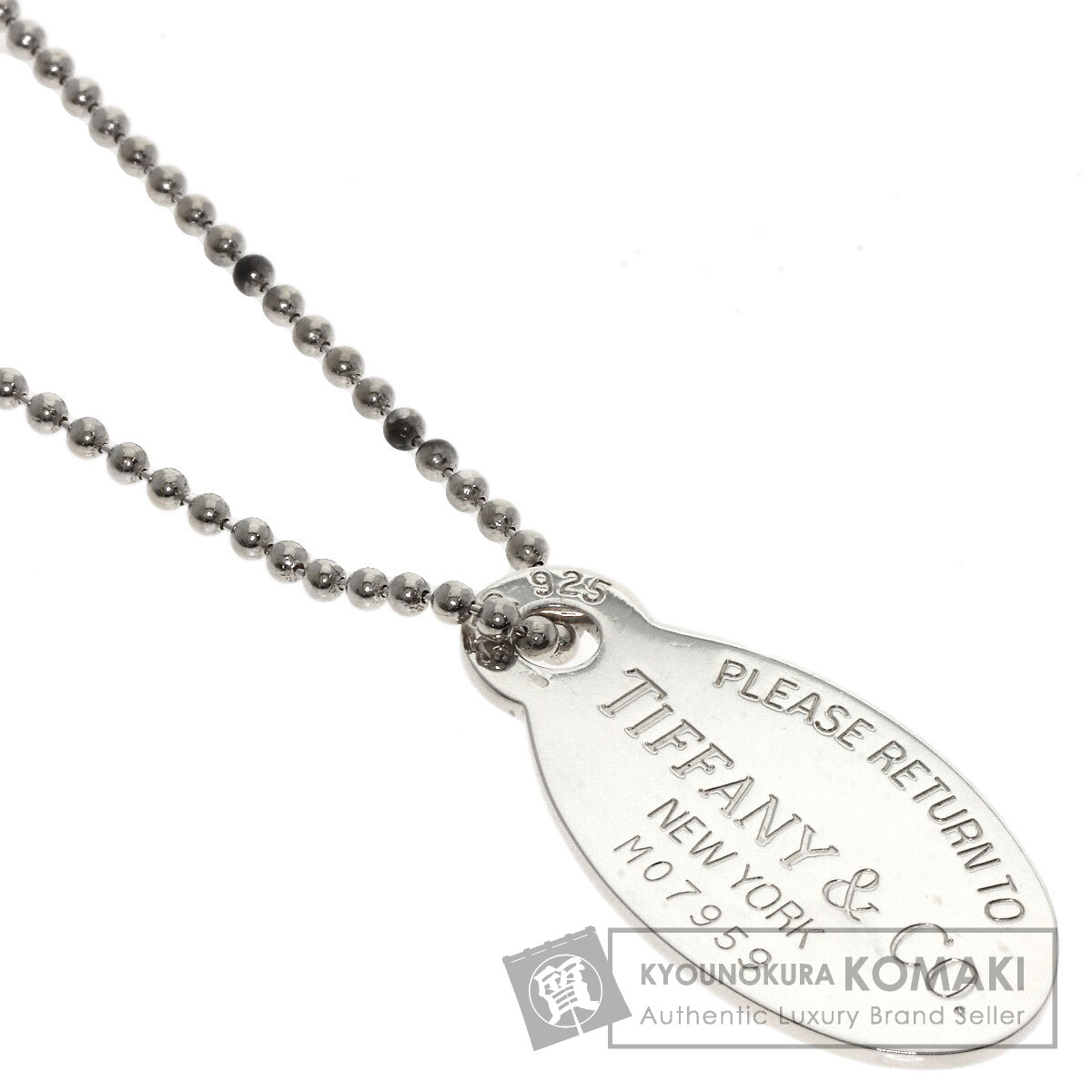Tiffany&Co. ティファニー リターントゥ オーバル ネックレス 925 即対応 “リターン トゥ ティファニー” オーバルタグネックレス
