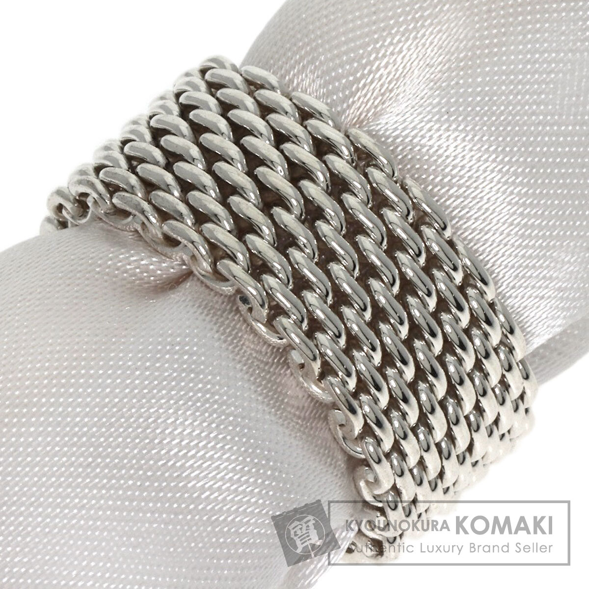 楽天市場】ティファニー サマセット メッシュ リング シルバー