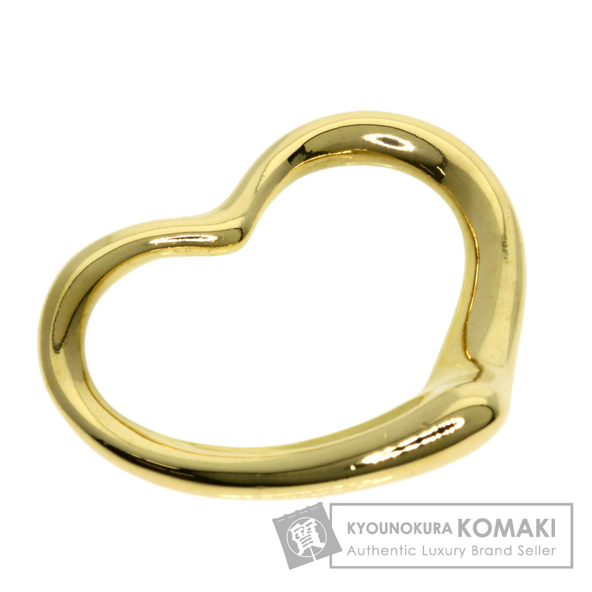 ティファニー オープンハート ペンダントトップ K18イエローゴールド レディース 【中古】【TIFFANY&Co.】