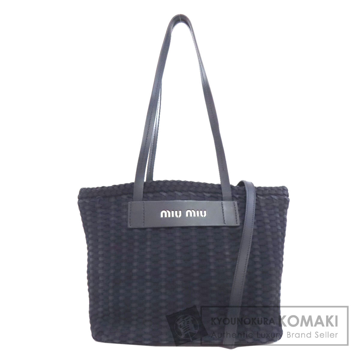 ミュウミュウ 2WAY トートバッグ 帆布 レディース 【中古】【MIUMIU】