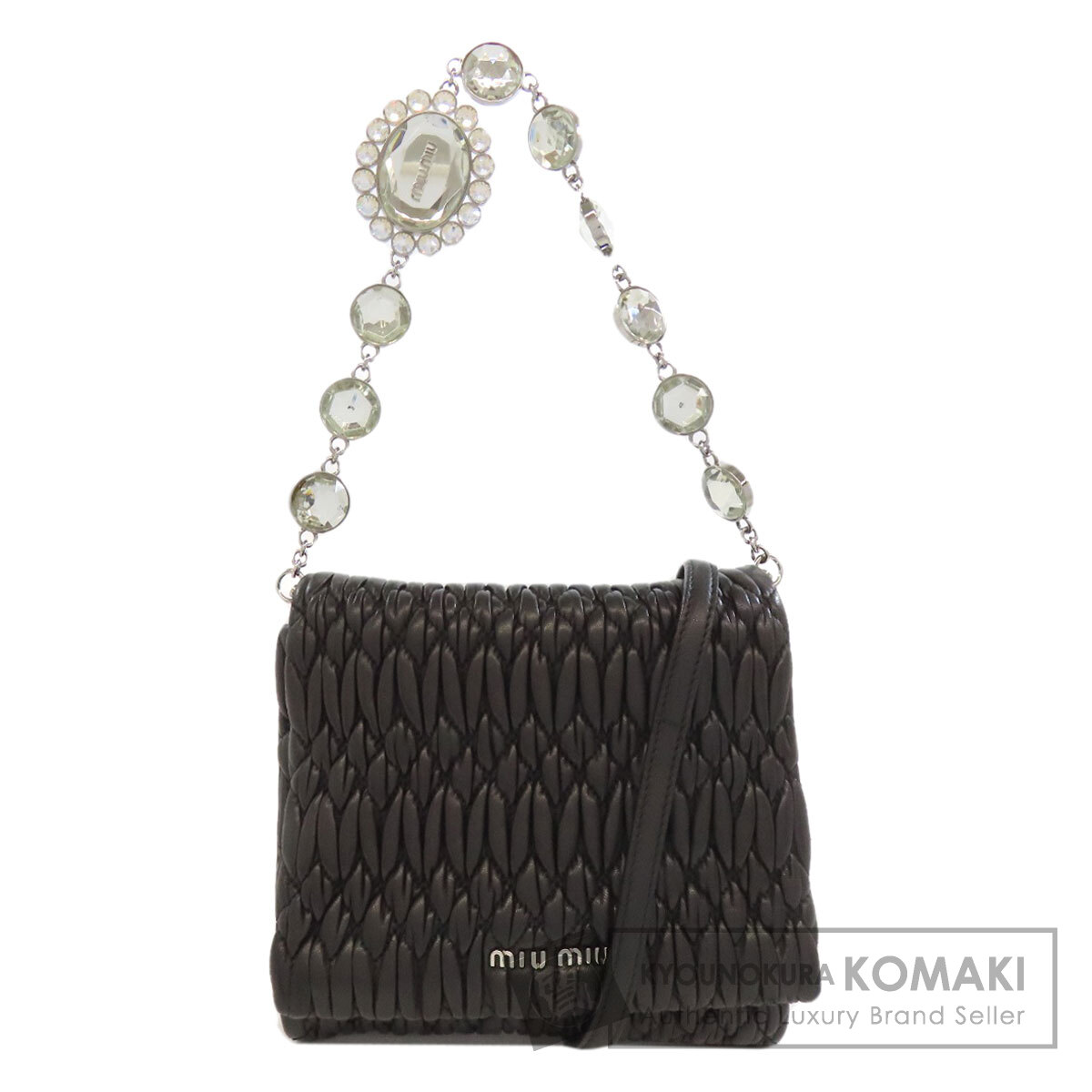 ミュウミュウ 2WAY ハンドバッグ カーフ レディース 【中古】【MIUMIU】