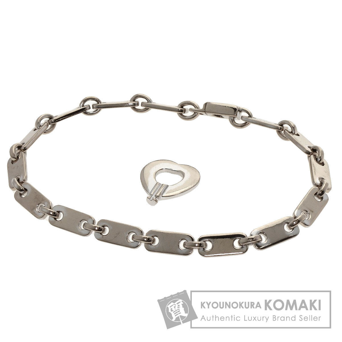 楽天市場】カルティエ タンクチェーン ブレスレット K18ホワイト