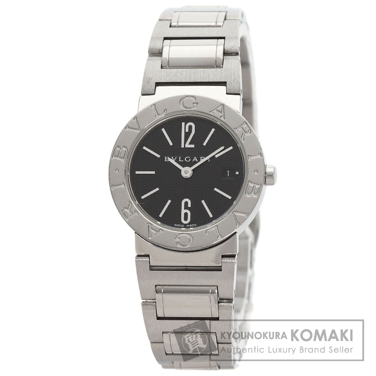 ブル小峡谷 BB26SSD/N ブルガリブルガリ ウオッチ ステンレス鋼スチール写真/SS レディース 【中古】【BVLGARI】