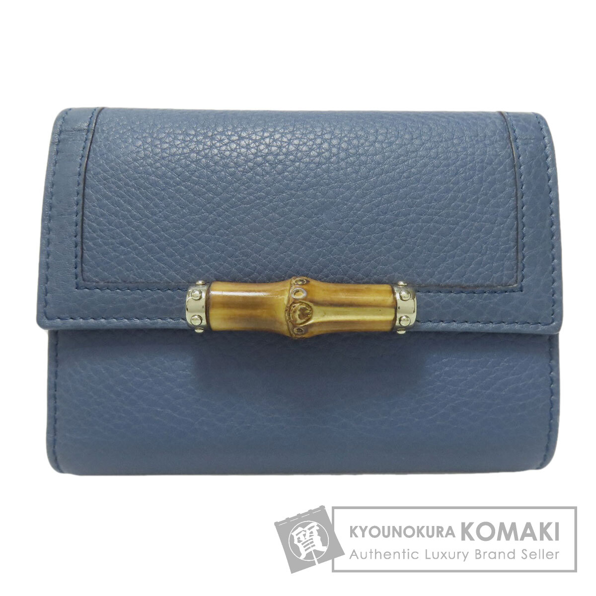 グッチ 257017 バンブー 二つ折り札入れ（御釣り入れあり） 子ウシ レディース 【中古】【GUCCI】