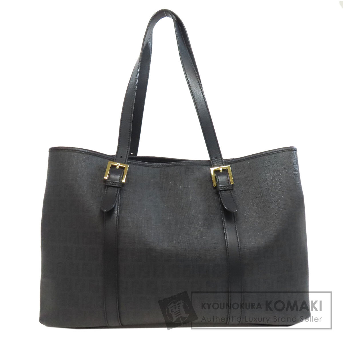 【Specialcoupon客体商いもの 6/5～6/11 0:59迄】フェンディ ズッキーノ柄 トートバッグ PVC レディース 【中古】【FENDI】