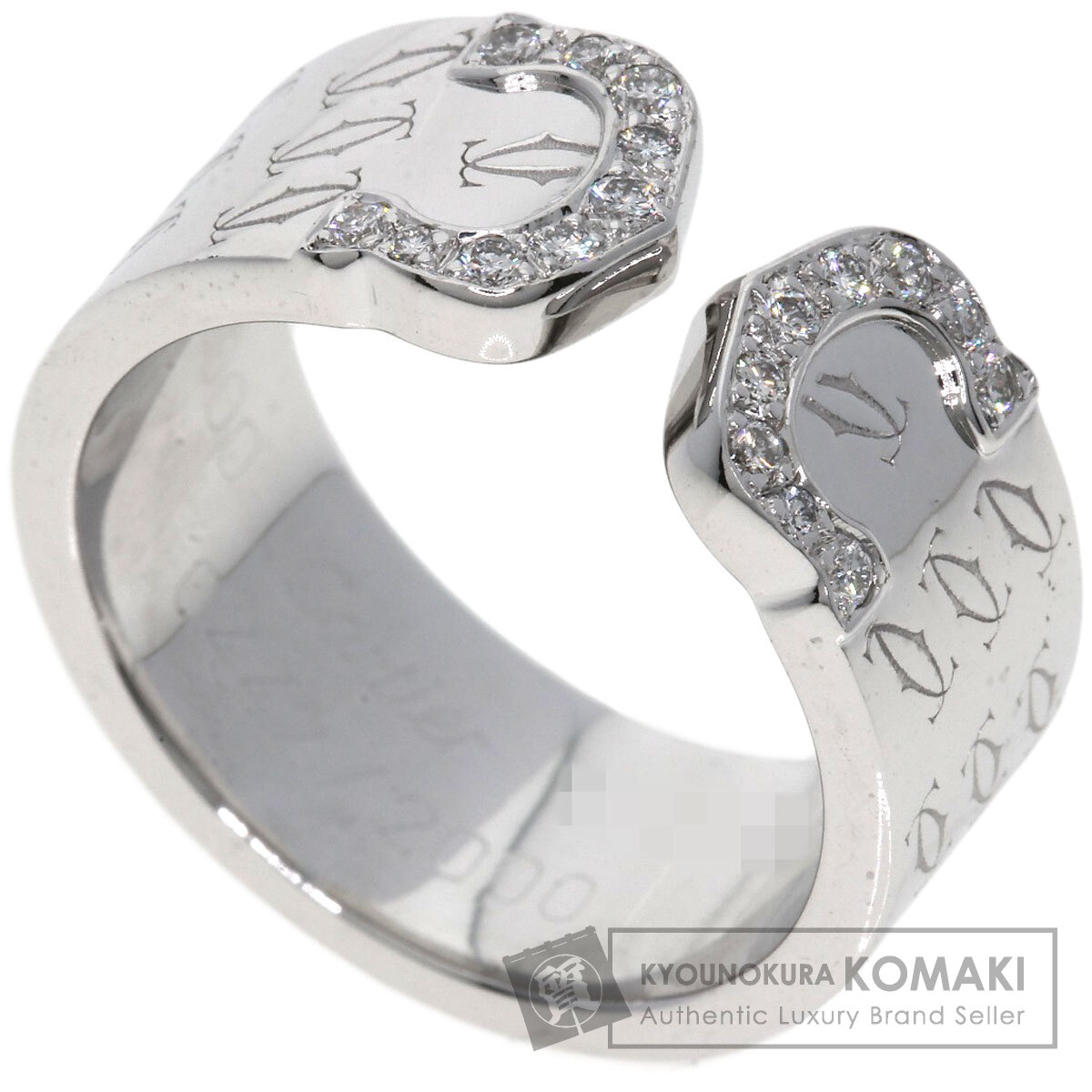 楽天市場】カルティエ Cartier リング シグネチャー ロゴ 2004年