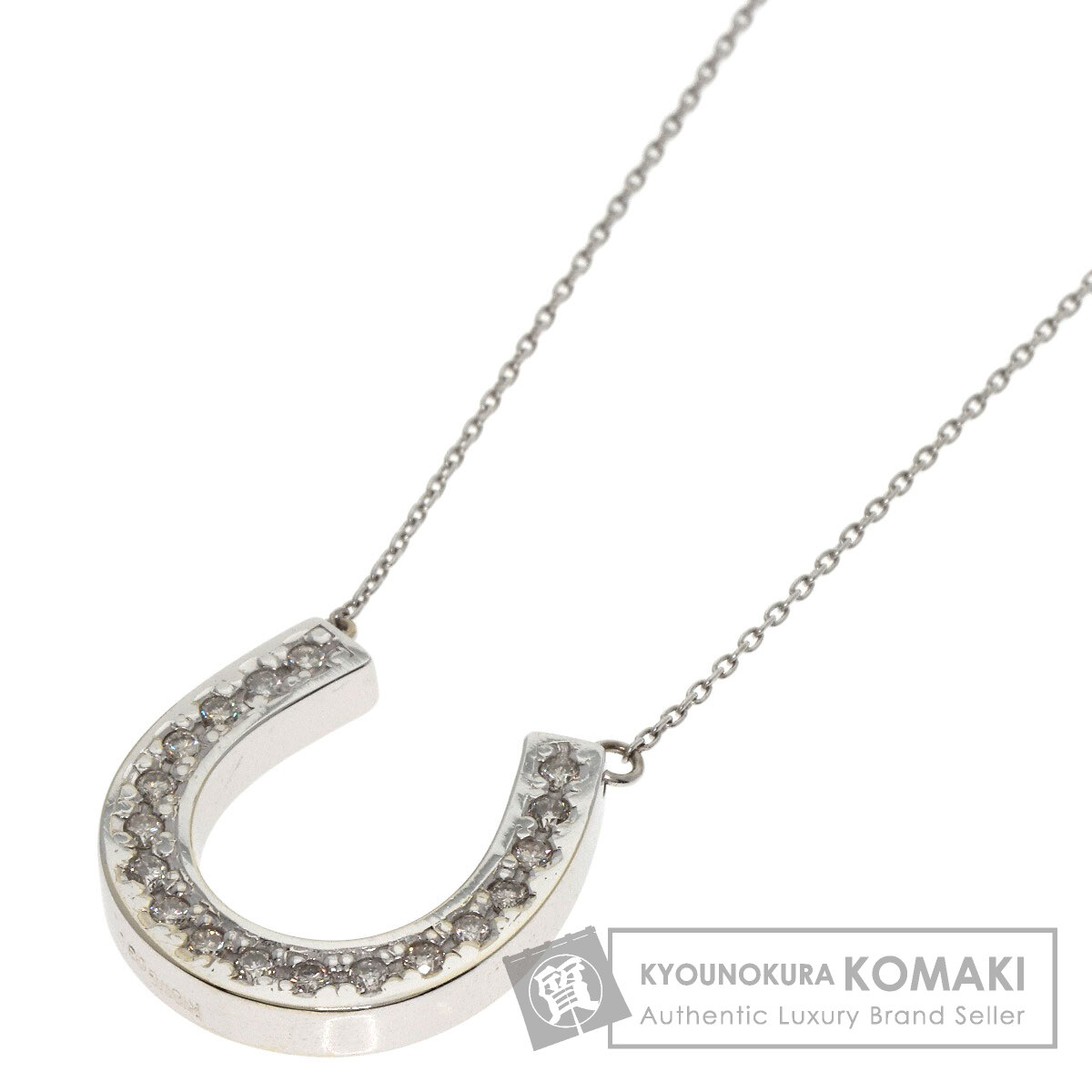 0.3ct ダイヤモンド ネックレス K18ホワイトゴールド 4.1g レディース 【中古】｜ブランド京の蔵小牧【最安挑戦！】