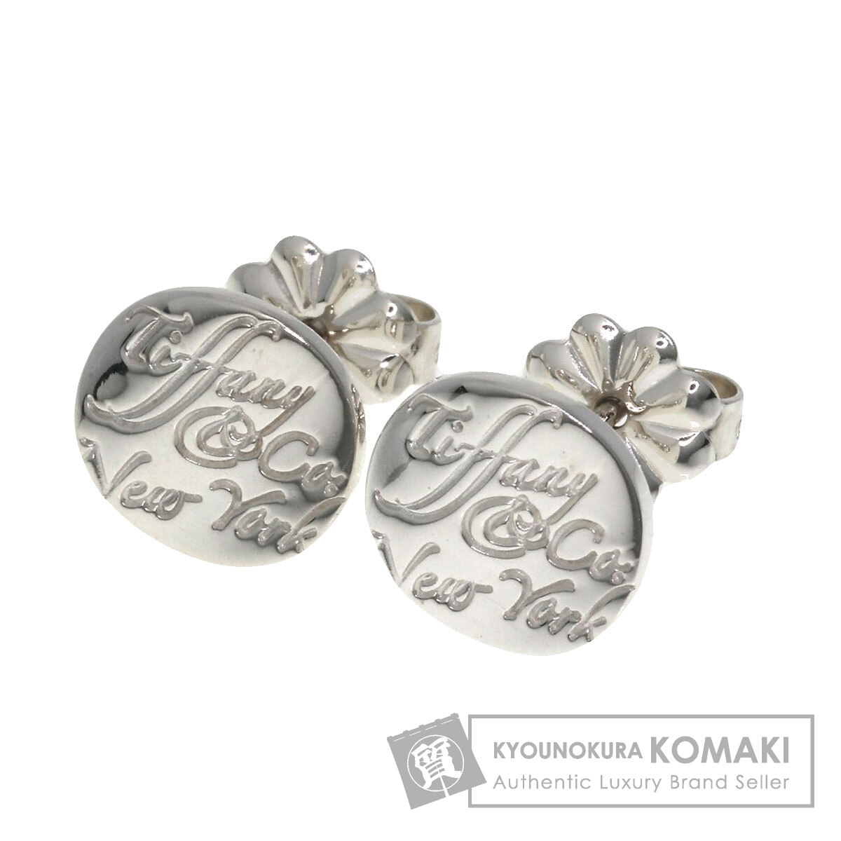 楽天市場】ティファニー Tiffany & Co. ピアス ノーツ ラウンド ロゴ