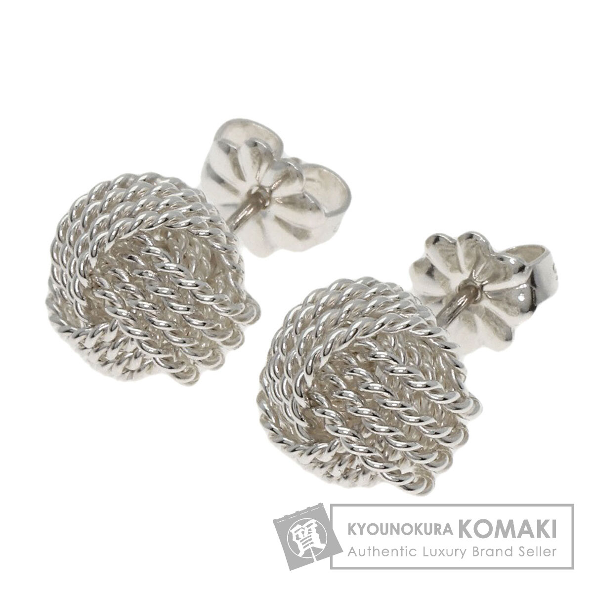 楽天市場】ティファニー サマセット メッシュフープピアス/K18YG/750