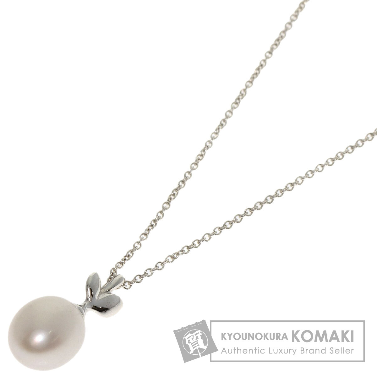 ティファニー フレッシュウォーターパール 真珠 ネックレス シルバー レディース 【中古】【TIFFANY&Co.】