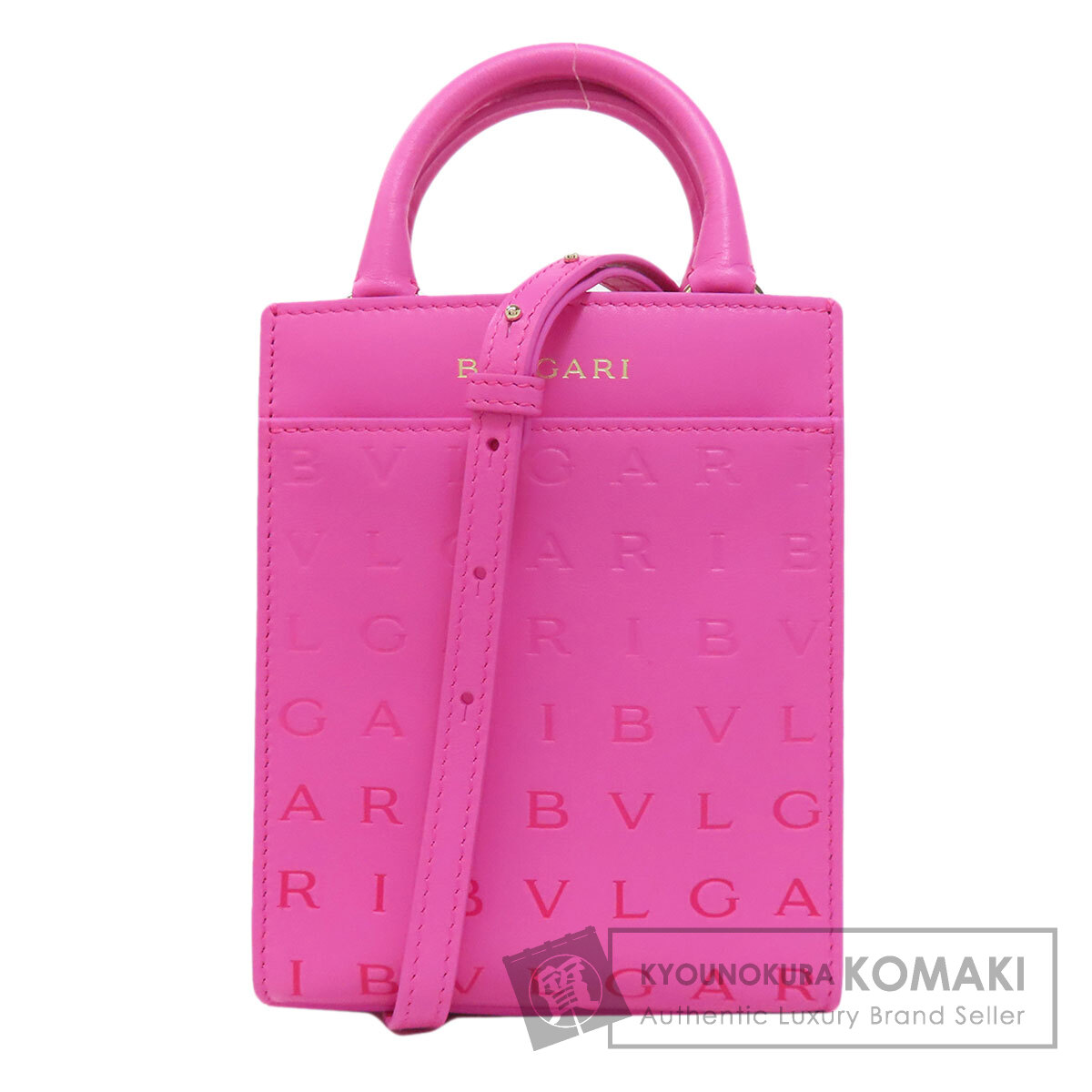 ブルガリ インフィニートゥム 2WAY ハンドバッグ カーフ レディース 【中古】【BVLGARI】