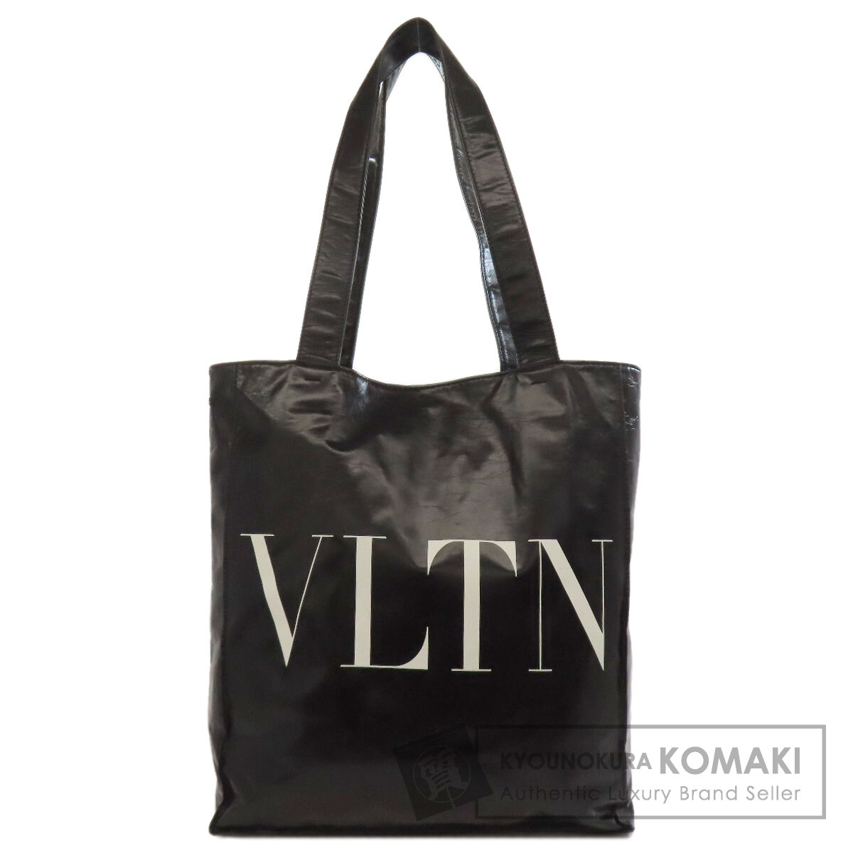 【Specialcoupon客体商いもの 6/5～6/11 0:59迄】バレンティノ ロゴタイプ トートバッグ 子ウシ レディース 【中古】【VALENTINO】